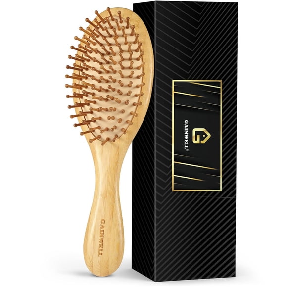 GAINWELL Bamboo Hair Brush for Hair Growth, Natural Bamboo B