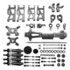 thumbnail image 4 of Wltoys 144001 Rc Car Upgrade Kit De Metal Piezas Accesorios De Eje De Transmisión De Brazos Gris, 4 of 5
