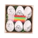 thumbnail image 3 of Dibujos Animados De Huevos De Pascua Que Se Pueden Pintar Para Accesorios Fotográficos Cestas De Pascua Reuniones Familiares Conejo Blanco, 3 of 5