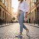 thumbnail image 2 of Zapatilla Exs Animal Print Cuero Dorada, 2 of 6