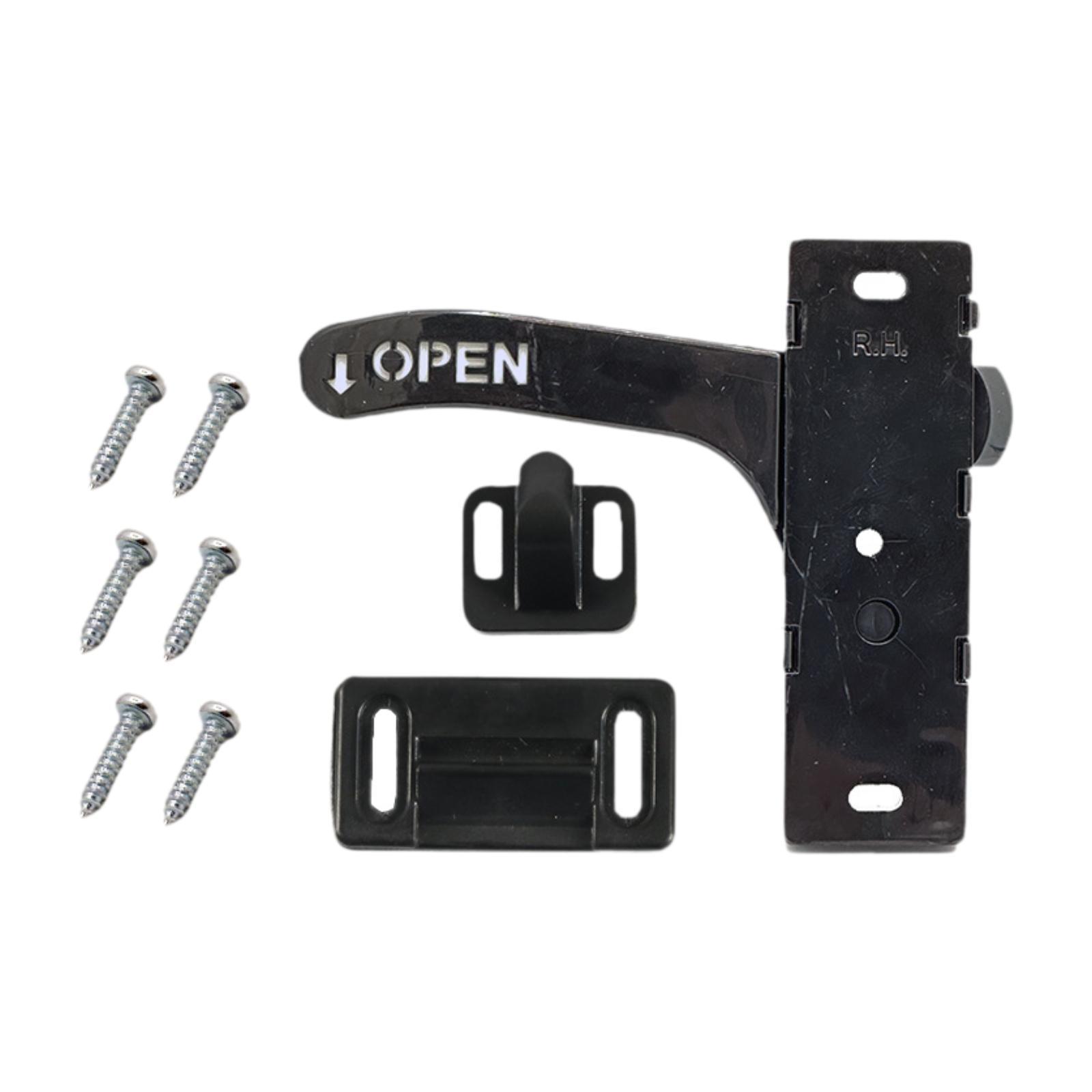 Ioensy - Cerradura De Puerta De Caravana Con Kit De Repuesto De Tornillos Para Camper Van Motorhome Mango Derecho