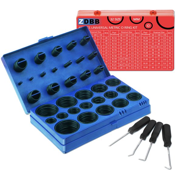 Kit surtido de juntas tóricas de goma ZDBB 826 piezas para automoción