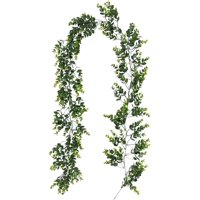 Genérico - Set 2 Flores Eucalipto Guirnaldas Colgantes Artificial Lau
