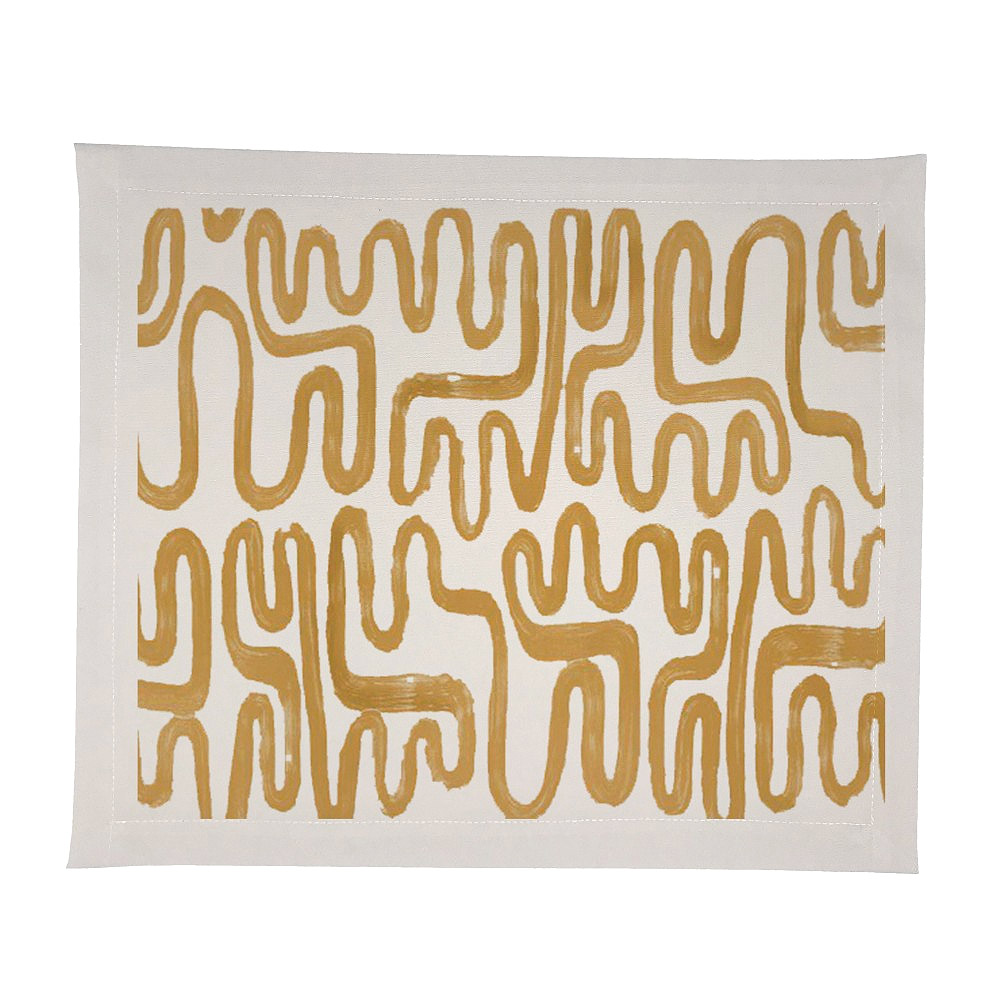 Tuyo Print - Set 4 Individuales Impermeables Golden