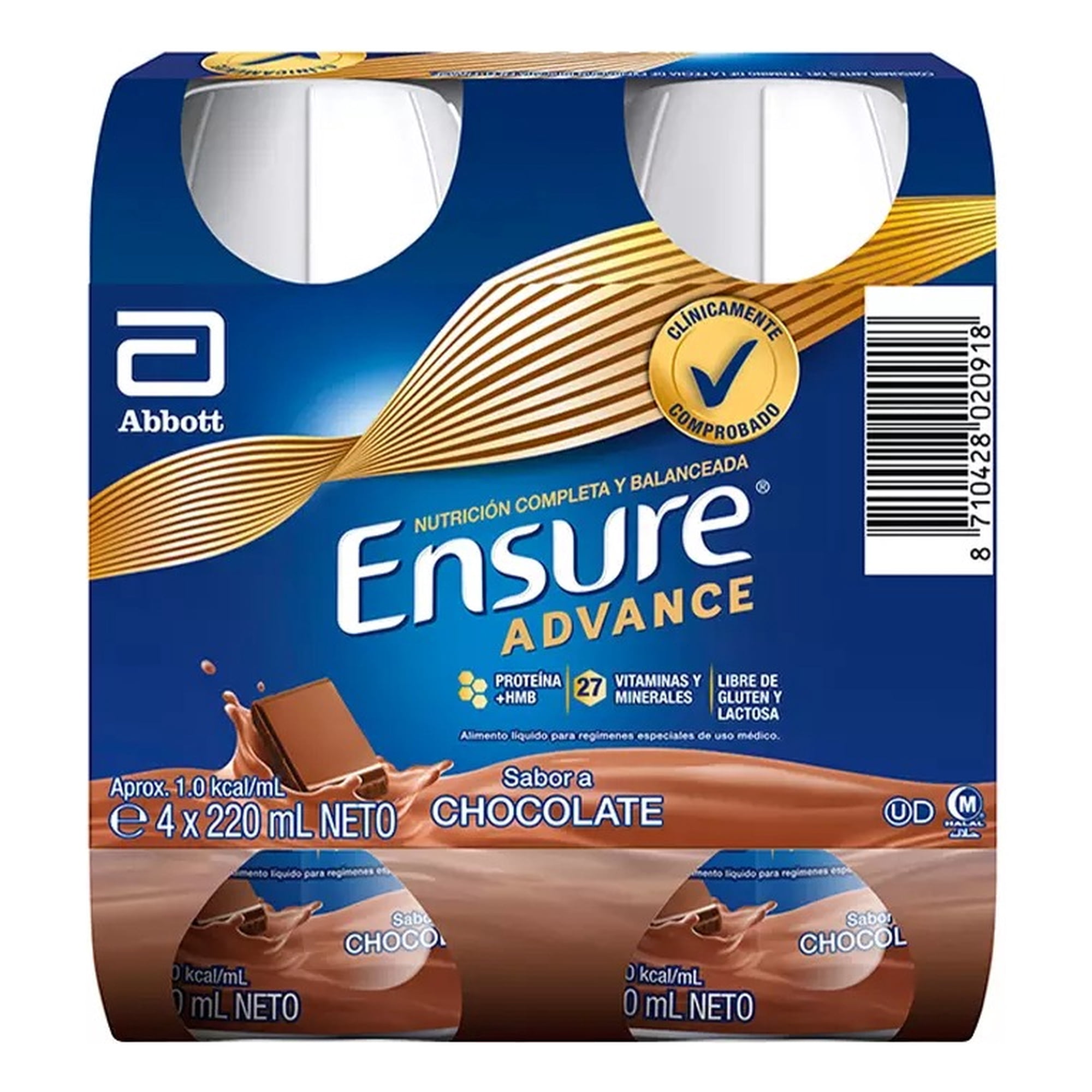 4 Pack Ensure Advance Chocolate