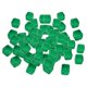 thumbnail image 1 of 100pcs 10mm coloridos dados juegos de mesa cubo para juguetes de fiesta KTV verde, 1 of 5