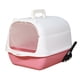 thumbnail image 5 of Caja De Arena Para Gatos Con Capucha Inodoro Para Gatos Cerrado Y Cubierto Caja De Arena Duradera Para Mascotas De Mano Rosa, 5 of 5