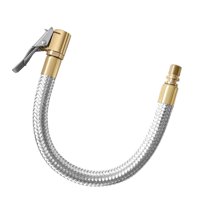 Magideal - Manguera De Extensión Del Inflador De 10 Cm Bloqueo De Alta Presión Fácil Ot Uso De La Bomba De Neumáticos Inflación De La Manguera Del Adaptador Del Sin Deflación