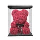 thumbnail image 3 of Oso De Flores Con Caja Adorable Decoración De Boda Navideña Para Amantes Mujeres Rojo, 3 of 3