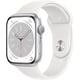 thumbnail image 1 of Apple Watch Series 8 45mm GPS Aluminum Silver + Correa Deportiva White (Reacondicionado), 1 of 3