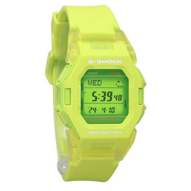 Reloj Casio G-Shock Digital Smartphone Link Green Resin Strap Quartz GD-B500S-3 200M Men's Watch
