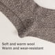 thumbnail image 3 of 5 pares de calcetines de lana para hombre para senderismo, acampada y invierno, térmicos, gruesos y cálidos., 3 of 6