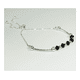 thumbnail image 2 of Pulsera ajustable plata cristales dark, 2 of 3