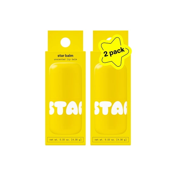 Bálsamo Labial Starface Star Balm Sin Fragancia Paquete de 2 x 8.6 g