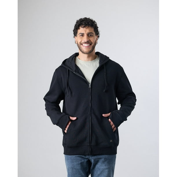 Poleron Hombre Franela con cierre Gorro XV7706 Polemic