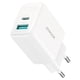 thumbnail image 1 of Cargador Dual Puerto USB-A + USB-C 20W (Blanco) - JOYROOM, 1 of 6