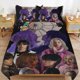 thumbnail image 1 of Wednesday Addams Duvet Cover Set 3 Piece Bedding Set Double Sided Printing Decorative Comforter Cover Set, 1 of 5