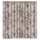 thumbnail image 1 of Cortina de ducha con diseño de cachemira oriental iraní en color beige y marrón, con ganchos, tamaño 66 x 72 pulgadas, 1 of 3