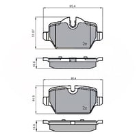 Pastillas Freno Para Auto Motaquip Lvxl1278