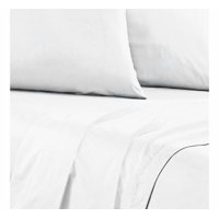 Sabana Andes Microfibra Lisa Blanco 2 Plaza