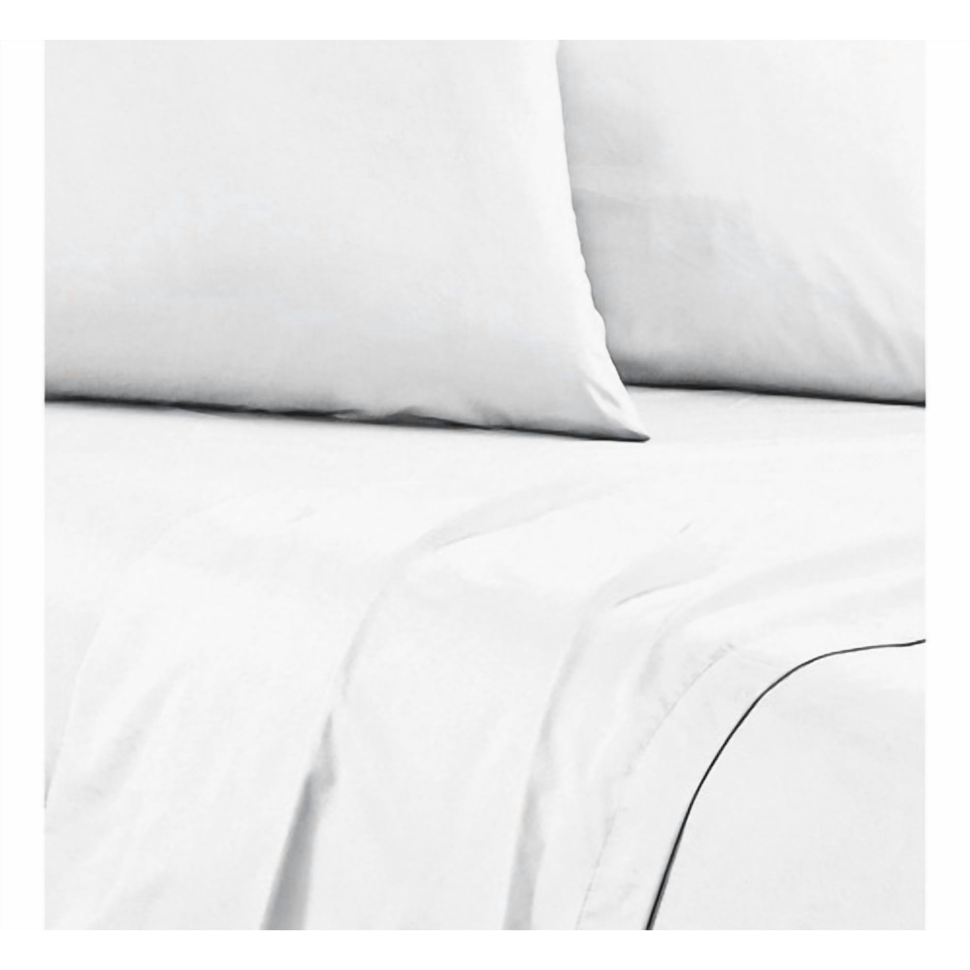 Sabana Andes Microfibra Lisa Blanco 2 Plaza