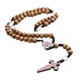 thumbnail image 5 of Collar de cuentas de con crucifijo, rosarios de madera, joyería religiosa para mujeres y hombres ST. Colgante de cruz con medalla de c, 5 of 5