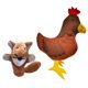thumbnail image 1 of Lowrie & Hen - Juego De Marionetas De Dedo De Felpa, Accesorios Para Contar Historias, Juguete Educativo, 1 of 5