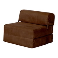 Latam Home - Sofa Cama Siena Cuero Kentucky Cafe Moro