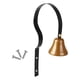 thumbnail image 4 of Timbre de Metal para perro con tornillos, puerta/montado en la pared, campana para cachorros, entrenamiento de perros, allanamiento de , ir al , negro, 4 of 5