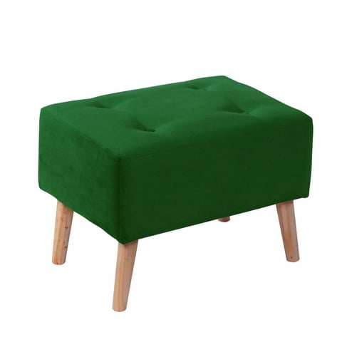 Latam Home - Pouf Niza Tela Velvet Verde
