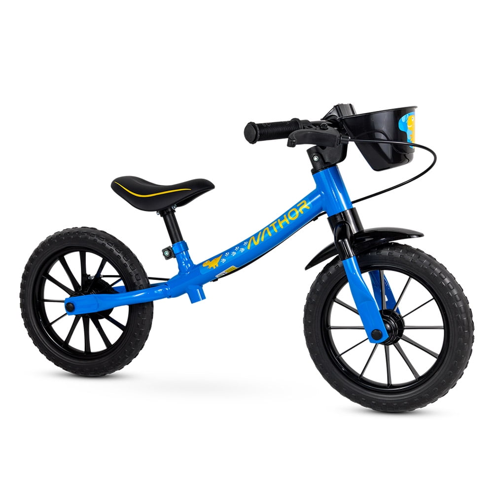 Bicicleta De Balance Con Frenos Azul Nathor
