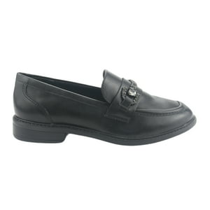 Mocasin Via Marte Mujer 077-004-01 Negro Casual