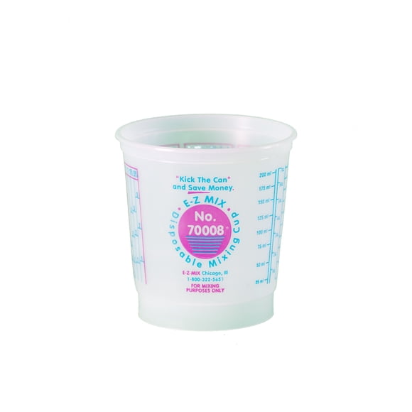 Vaso E-Z Mix 70008, 236 ml, 1/2 pinta, paquete de 100