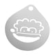 thumbnail image 2 of Plantilla De Cappuccino Arts Portátil Para Accesorios De Barra Mousse Avena Cupcake Santa Claus, 2 of 3