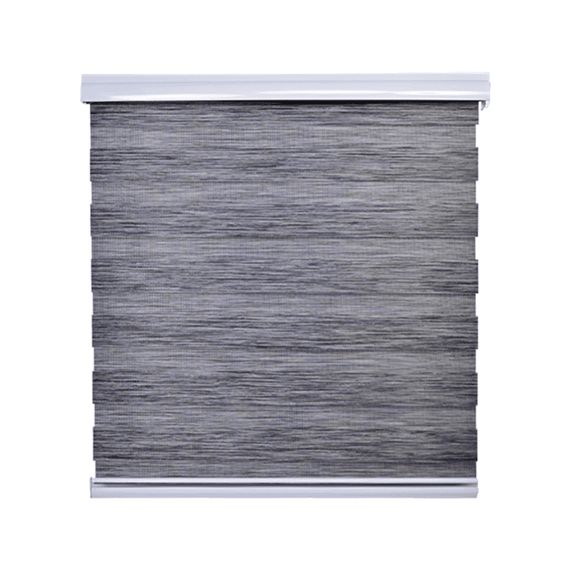 Cortina Roller Duo Zebra Dia Y Noche 220 X 200 Cm Gris Osc Jaspeado Guiza