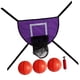 thumbnail image 3 of Mini Aro De Baloncesto Para Trampolín, Estante De Baloncesto Universal Para Exteriores, Color Violeta Con Tres Bolas, 3 of 3
