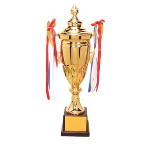 Magideal - Trofeo De Premio Con Obsequios De Reconocimiento De Base Trofeos Copa De Trofeo De Metal Para Deportivos Competencia Fútbol Fútbol , 47Cm