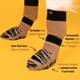 thumbnail image 3 of Calcetines para perros DOK TigerToes de primera calidad, antideslizantes, para pisos de madera, 3 of 9