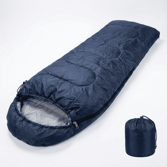Saco De Dormir Con Gorro Camping Térmico 950g Trekking Viaje