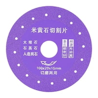 Magideal - Disco De Molienda De Corte De Mármol De Cerámica De 10Cm, Accesorio De Hoja De , Piezas De Repuesto De Doble Cara Para Herramienta Rotativa, Ins