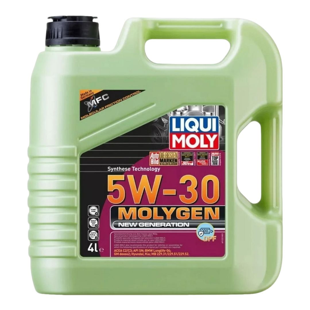 Aceite Para Motor 5w30 Dpf Liqui Moly Molygen Tecnología Sintética 4 Litros