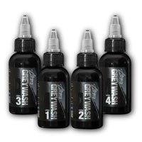 Set De Tintas Para Tatuajes Allegory Greywash 4 X 59 Ml Vegano