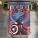 thumbnail image 1 of Captain-America Comforter Set for Kids Boys Teen Men Tween 3D Lightweight Microfiber Bedding Sets, 1 of 4