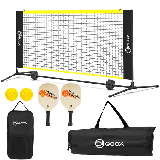 Red De Pickleball Goox 1,8 m Con Palas Y Pelotas