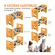 thumbnail image 4 of Comedero Bebedero Elevado Ajustable De Bambu Perros Y Gatos, 4 of 7