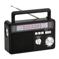 Tecnolab - Radio Am/Fm/Sw Con Panel Solar, Usb Y Linterna Led - Ps