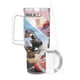 thumbnail image 3 of Cars: Aventuras Sobre Ruedas Vaso aislado de acero inoxidable con asa, diseño temático, regalo para familia, amigos y fans; incluye pajita y encaja en el portavasos estándar, 40 oz, 3 of 6