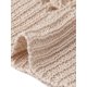 thumbnail image 5 of INSPIRE CHIC Cárdigan Largo de Crochet para Mujer con Mangas 3/4, Tejido Ligero y Suelto con Diseño Calado, Talla L, Beige, 5 of 6