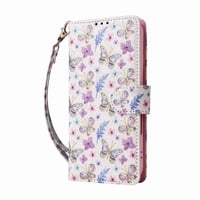 Foxdock Funda Tipo Cartera Floral Para Iphone 15 Pro Max ,Funda Con Tapa De Cuero Pu, Protección Antigolpes Con Ranuras Para Tarjetas Y Soporte