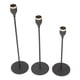 thumbnail image 2 of Pack 3 candelabros elegantes negro, 2 of 3